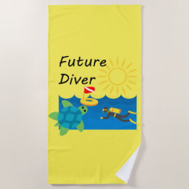 Toekomstig Duikerontwerp - Strandhanddoek Strandlaken