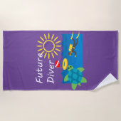 Toekomstig Duikerontwerp - Strandtowel Strandlaken (Voorkant)