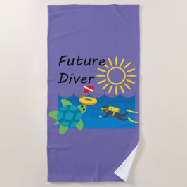 Toekomstig Duikerontwerp - Strandtowel Strandlaken