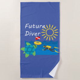 Toekomstig duikontwerp - Beach Towel Strandlaken