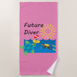 Toekomstig duikontwerp - Beach Towel Strandlaken