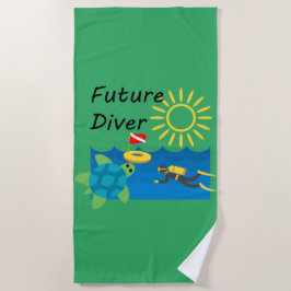 Toekomstig duikontwerp - Beach Towel Strandlaken