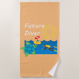 Toekomstig duikontwerp - Beach Towel Strandlaken