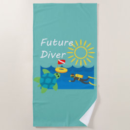 Toekomstig duikontwerp - Beach Towel Strandlaken