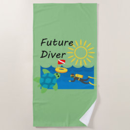 Toekomstig duikontwerp - Beach Towel Strandlaken