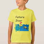 Toekomstig duikontwerp - Kinderen Basic T-Shirt (Voorkant)