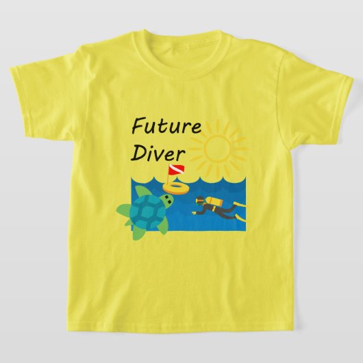 Toekomstig duikontwerp - Kinderen Basic T-Shirt (Laagn)