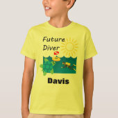 Toekomstig duikontwerp - Kinderen Basic T-Shirt (Voorkant)