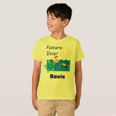 Toekomstig duikontwerp - Kinderen Basic T-Shirt (Voorkant volledig)