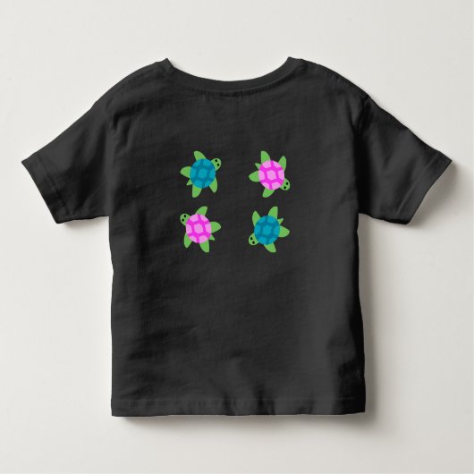 Toekomstig duikontwerp - Toddler Fine Jersey T-Shi Kinder Shirts (Achterkant)