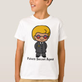 Toekomstig geheim agent Man T-shirt (Voorkant)