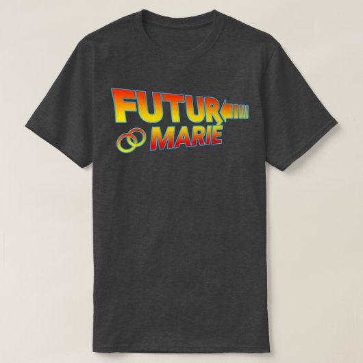 Toekomstig getrouwd 2 t-shirt (Design voorkant)