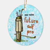 Toekomstig Golf Pro golf Keramisch Ornament (Links)