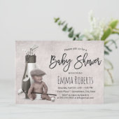  toekomstig Golfer Black Boy Golf Baby shower Kaart (Staand voorkant)