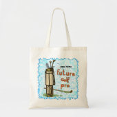 Toekomstig golfprofessional tote bag (Voorkant)