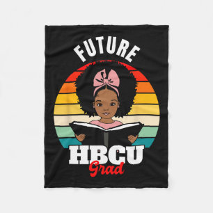 Toekomstig HBCU Afstudeerder African Black History Fleece Deken