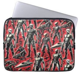 Toekomstig Humanoïde Robotpatroon | AI-robotica Sc Laptop Sleeve