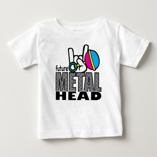 Toekomstig Metaal Hoofd ~ Grafisch T-shirt (Voorkant)