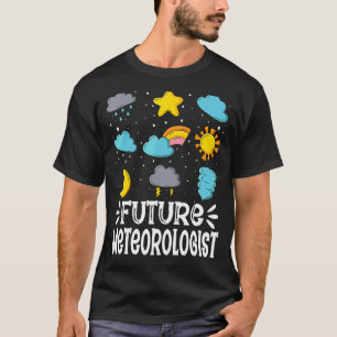 Toekomstig Meteoroloog Storm Chaser Meteorology ST T-shirt