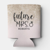 Toekomstig mevrouw Vrijgezellenfeest Blikjeskoeler (Achterkant)