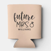 Toekomstig mevrouw Vrijgezellenfeest Blikjeskoeler (Achterkant)