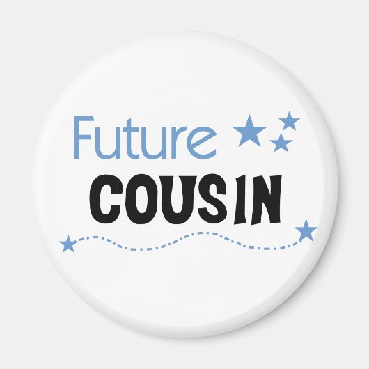 Toekomstig neef blauw magneet (Voorkant)
