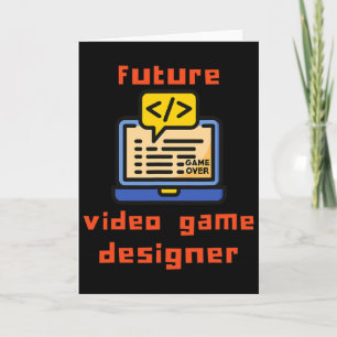 Toekomstig ontwerper van videogames programmeur co kaart