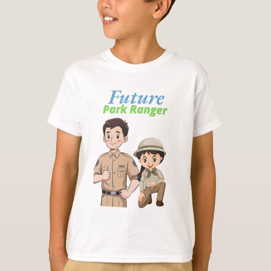 Toekomstig Park Ranger T-shirt (Voorkant)