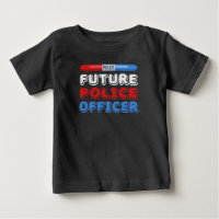 Toekomstig Politieagent Baby T-shirt