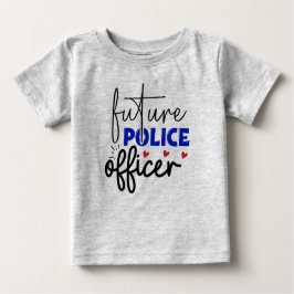 Toekomstig Politieagent Baby T-shirt