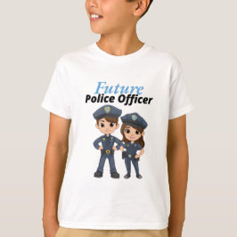 Toekomstig politieagent t-shirt