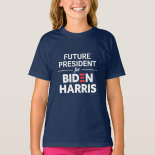 Toekomstig President voor aangepaste Biden Harris- T-shirt