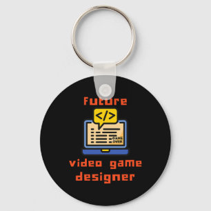 Toekomstig programmeur van videogame-ontwerper  sleutelhanger