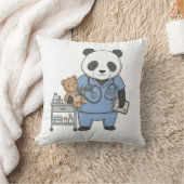 Toekomstig RN Panda: Schattige Geneeskunde Student Kussen (Deken)