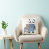 Toekomstig RN Panda: Schattige Geneeskunde Student Kussen (Stoel)