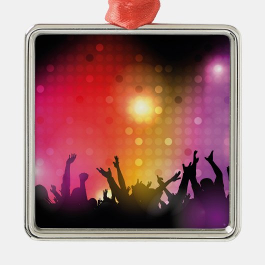 Toekomstig Rockstar concert Metalen Ornament (Voorkant)