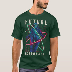 Toekomstig ruimtevaartMan op de maan voor mannen T-shirt
