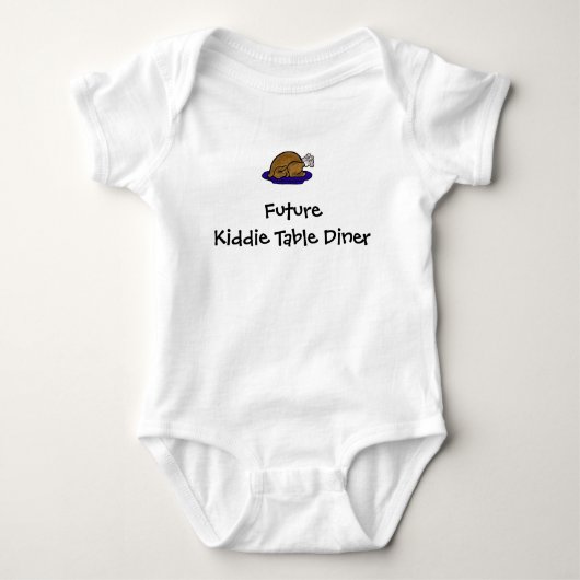 Toekomstig Shirt Kiddie Table Diner Baby (Voorkant)