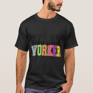 Toekomstig sociaal werker terug naar school werkne t-shirt