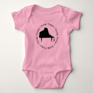 Toekomstig T-shirt Pianist Piano-Baby