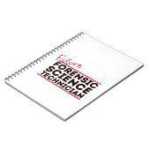 Toekomstig technicus forensische wetenschap notitieboek (Linkerzijde)