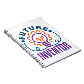 Toekomstig Uitvinder Ingenieur Wetenschapper Weten Notitieboek (Rechterzijde)