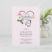 Toekomstig Verpleegkundige Afstuderen Bloemen Stet Kaart (Staand voorkant)