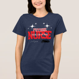 Toekomstig verpleegster - Doktersverpleegster Tri-Blend Shirt