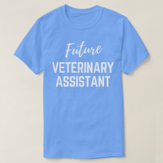Toekomstig veterinair assistent t-shirt (Design voorkant)