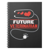 Toekomstig veterinair Shirt Vet Tech Student Gift Notitieboek (Voorkant)
