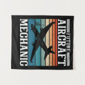 Toekomstig Vliegtuig-mechanisme Wandkleed (Voorkant (horizontaal))