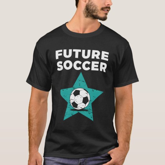 Toekomstig Voetbal Ster Voetbal voor Voetbal T-shirt (Voorkant)