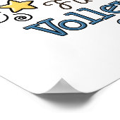 Toekomstig Volleyball Star-Poster Poster (Hoek)