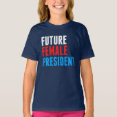 Toekomstig Vrouw President meisjes T-shirt (Voorkant)